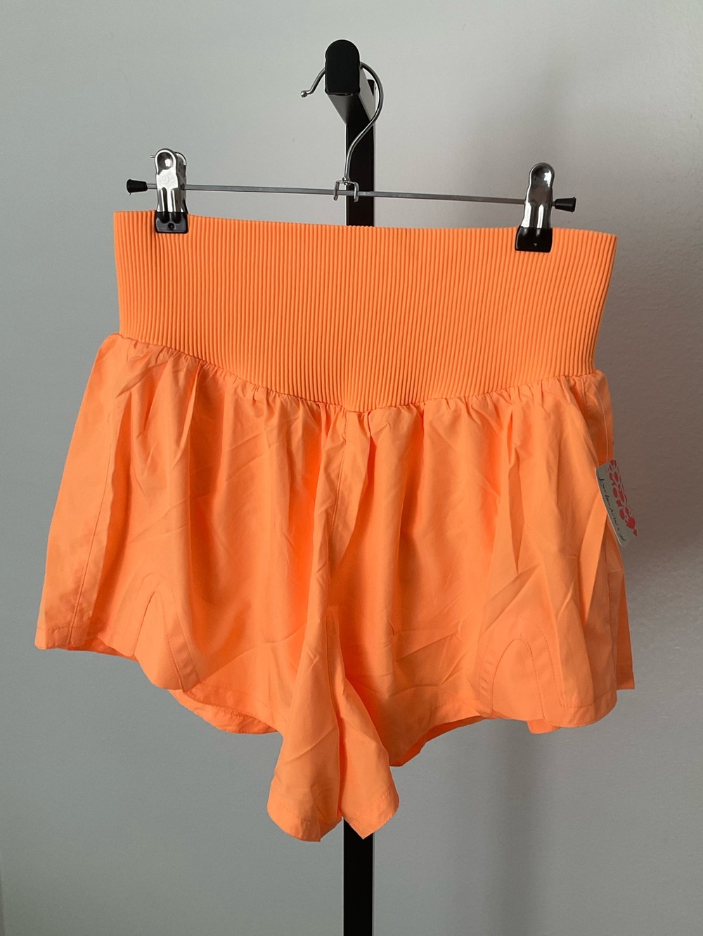 NWT FP Movement Carpe Diem Shorts In Bright Orange